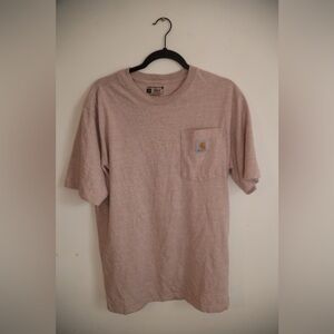 Carhartt Loose Fit Men’s Pocket T-Shirt Size S Heather Rose